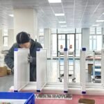 Medical cart assembly line for endoscope trolley manufacturing