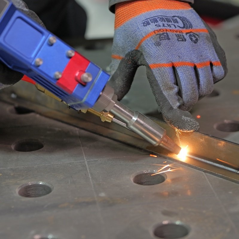 laser welding process for medical cart structure manufacturing by Juyi Medical