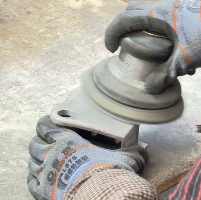 metal sanding process for medical cart surface finishing by Juyi Medical