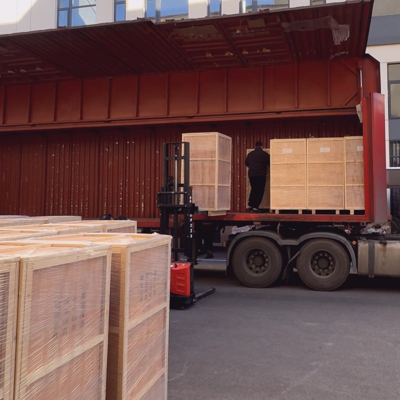 medical cart container loading for export shipping by Juyi Medical factory