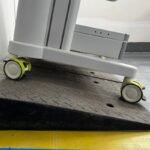 medical endoscopy cart customization for mobility and stability with medical casters and locking system by Juyi Medical