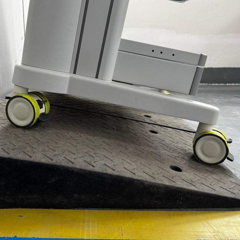 medical endoscopy cart customization for mobility and stability with medical casters and locking system by Juyi Medical