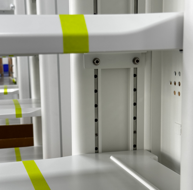 medical endoscopy cart customization for structure and size adjustment by Juyi Medical for hospital equipment needs