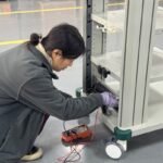 Electrical testing of medical endoscope cart to ensure safety and functionality