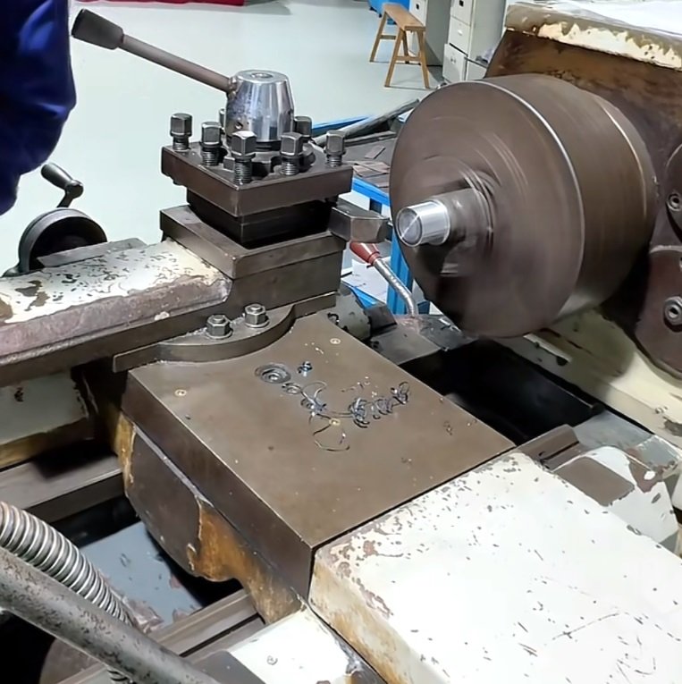 Medical cart component precision lathe turning machining process