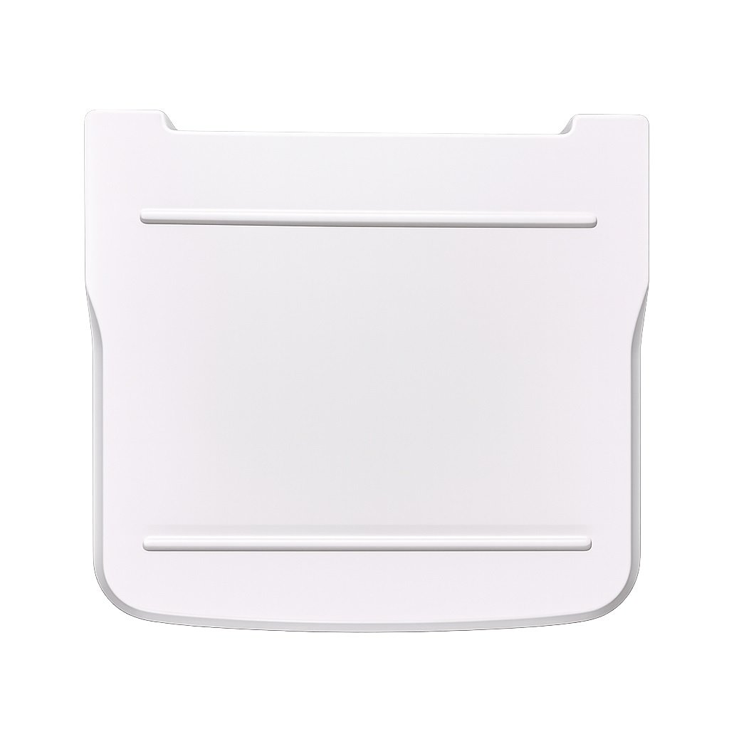 Injection molded shelf model 18 for medical cart with durable plastic structure